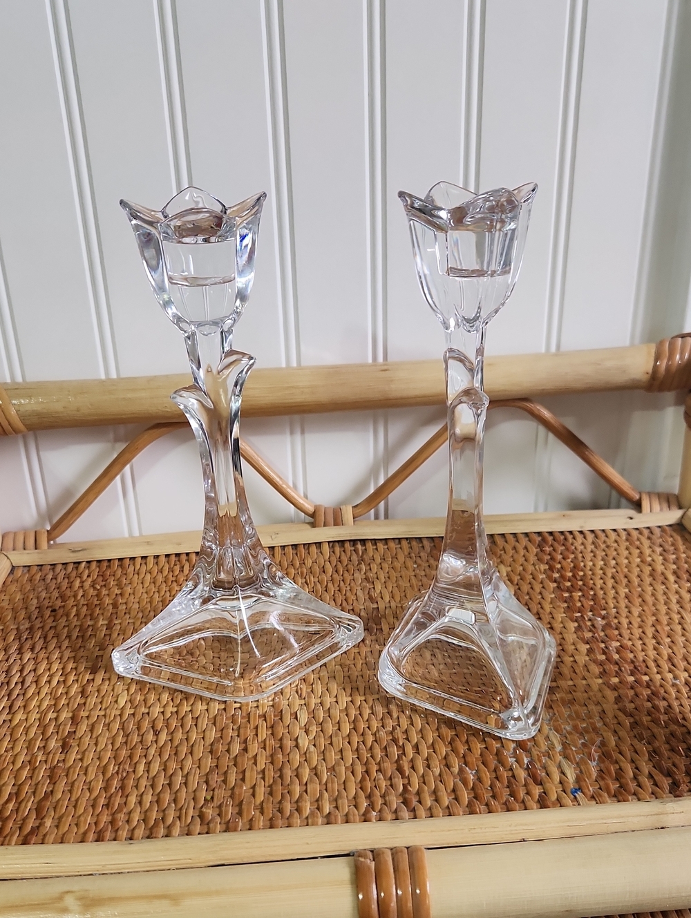 Vintage Tulip Candle Holders